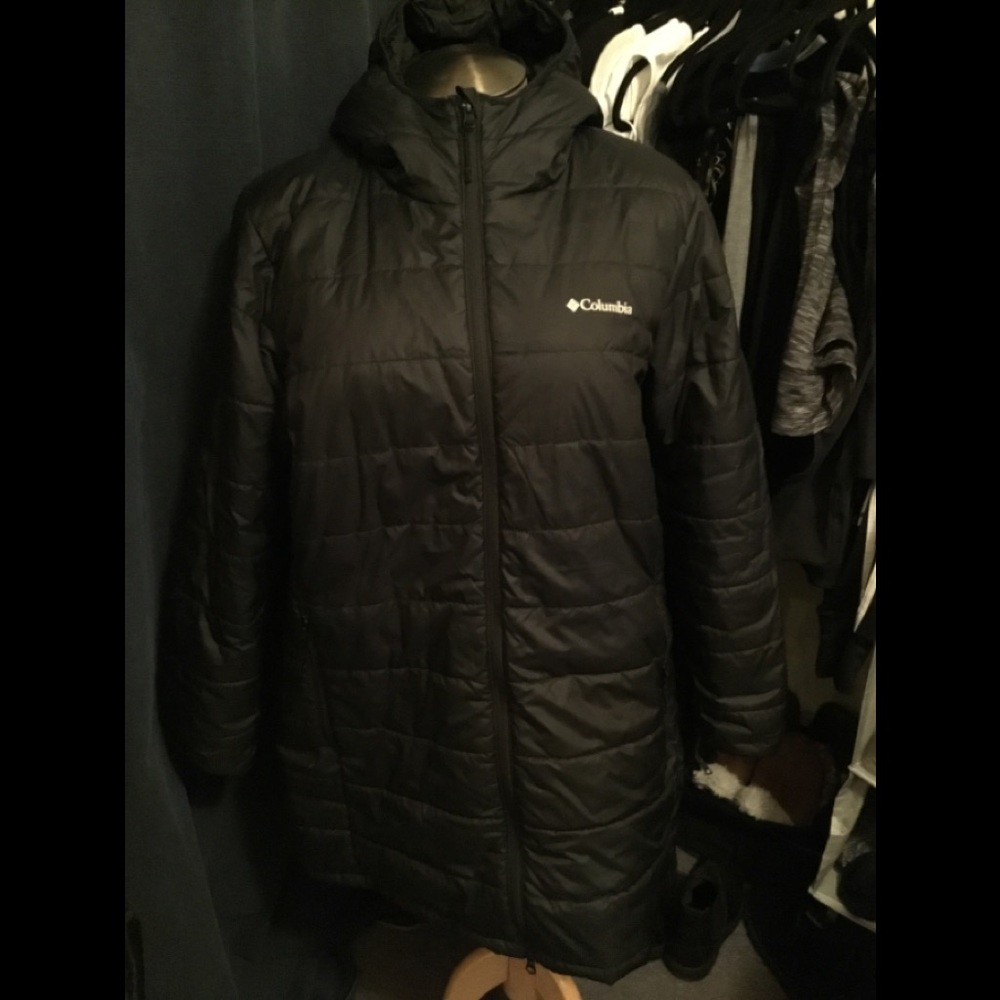 PLUS SIZE COLUMBIA HOODED COAT